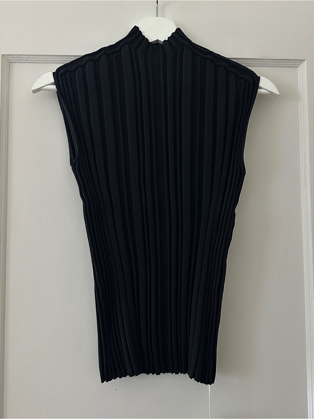 Pleats Please Issey Miyake Mellow Pleats Shirt in Black